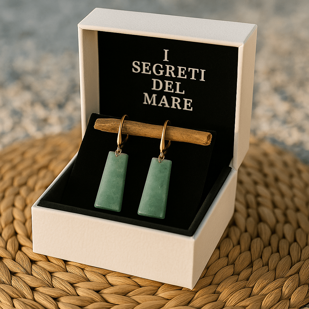 Malou | Smaragdgrøn Øreringe