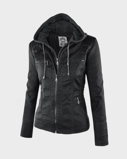 Alberte™ | Læderjakke
