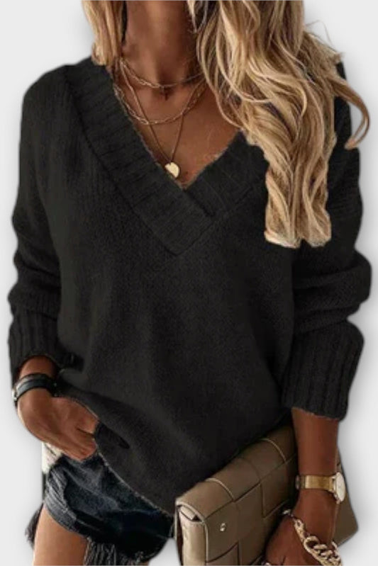 Anette | V-hals Genser