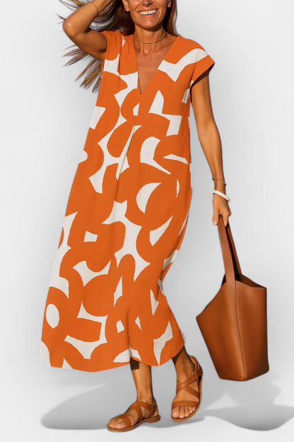 Camilla | V-hals kjole