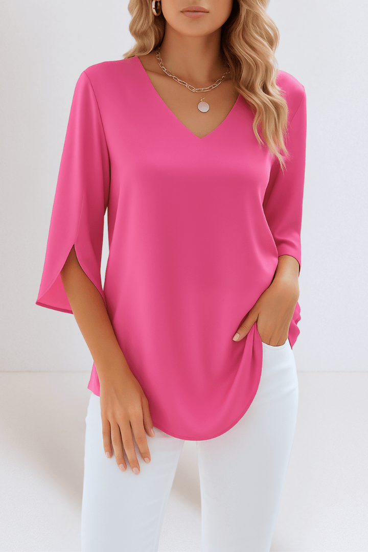 Emilie | V-hals Bluse