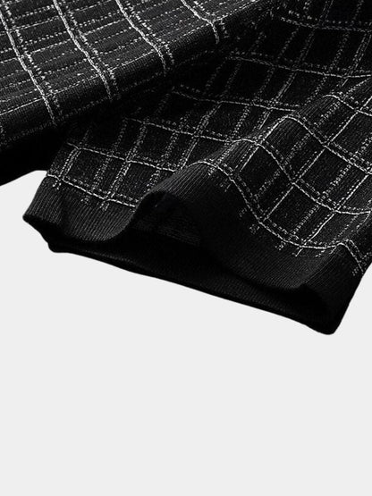 Holger™ | Klassisk Sort Strikpolo