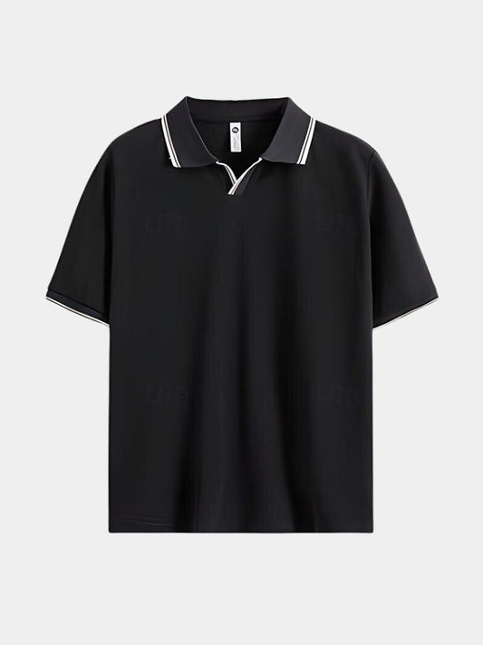 Jesper™ | Noir V-hals Polo