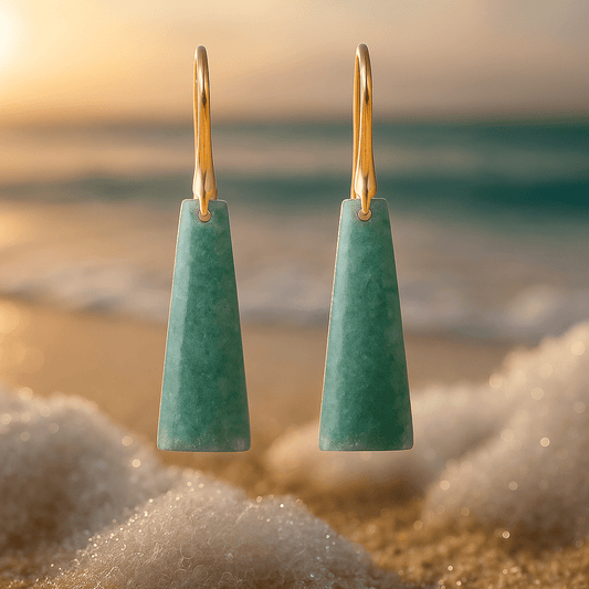 Malou | Smaragdgrøn Øreringe