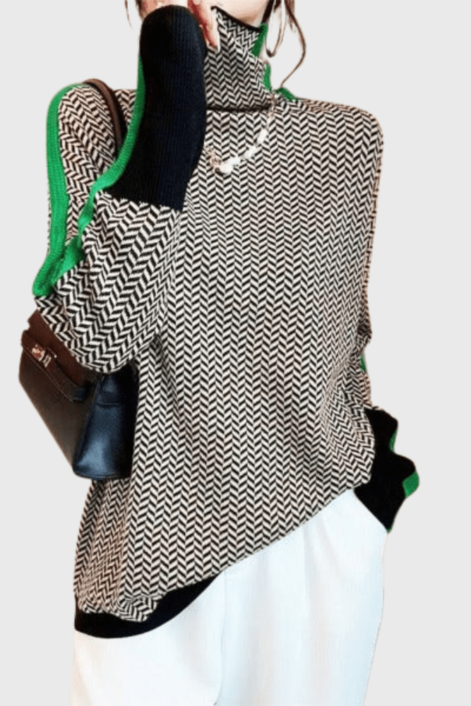 Marie | Højhalset uldtrøje