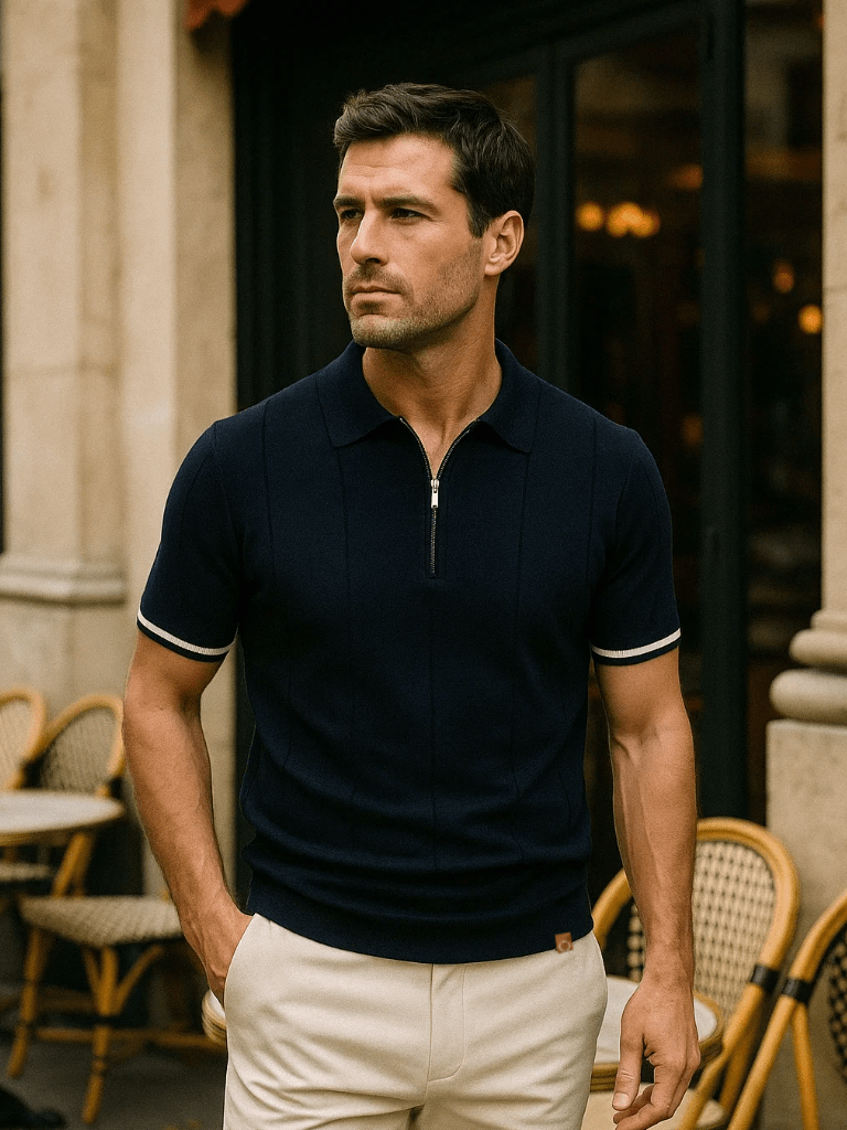 Mikkel™ | Royal Zip Polo