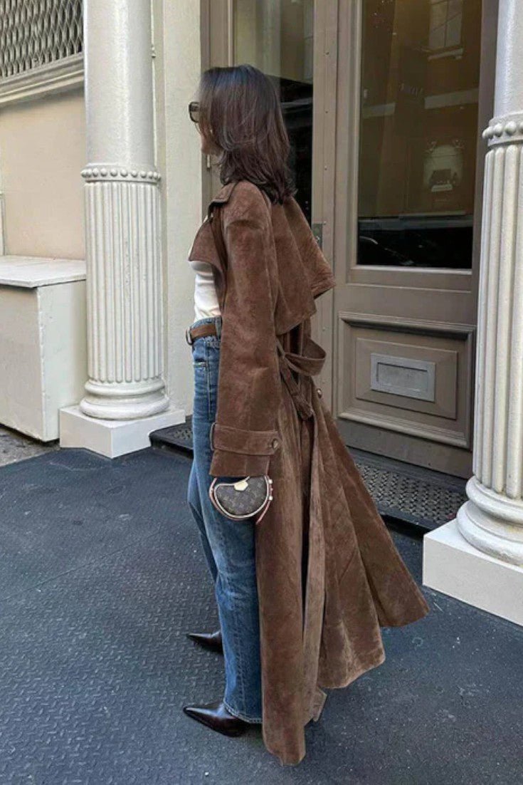 Mille™ | Elegant ruskindstrenchcoat