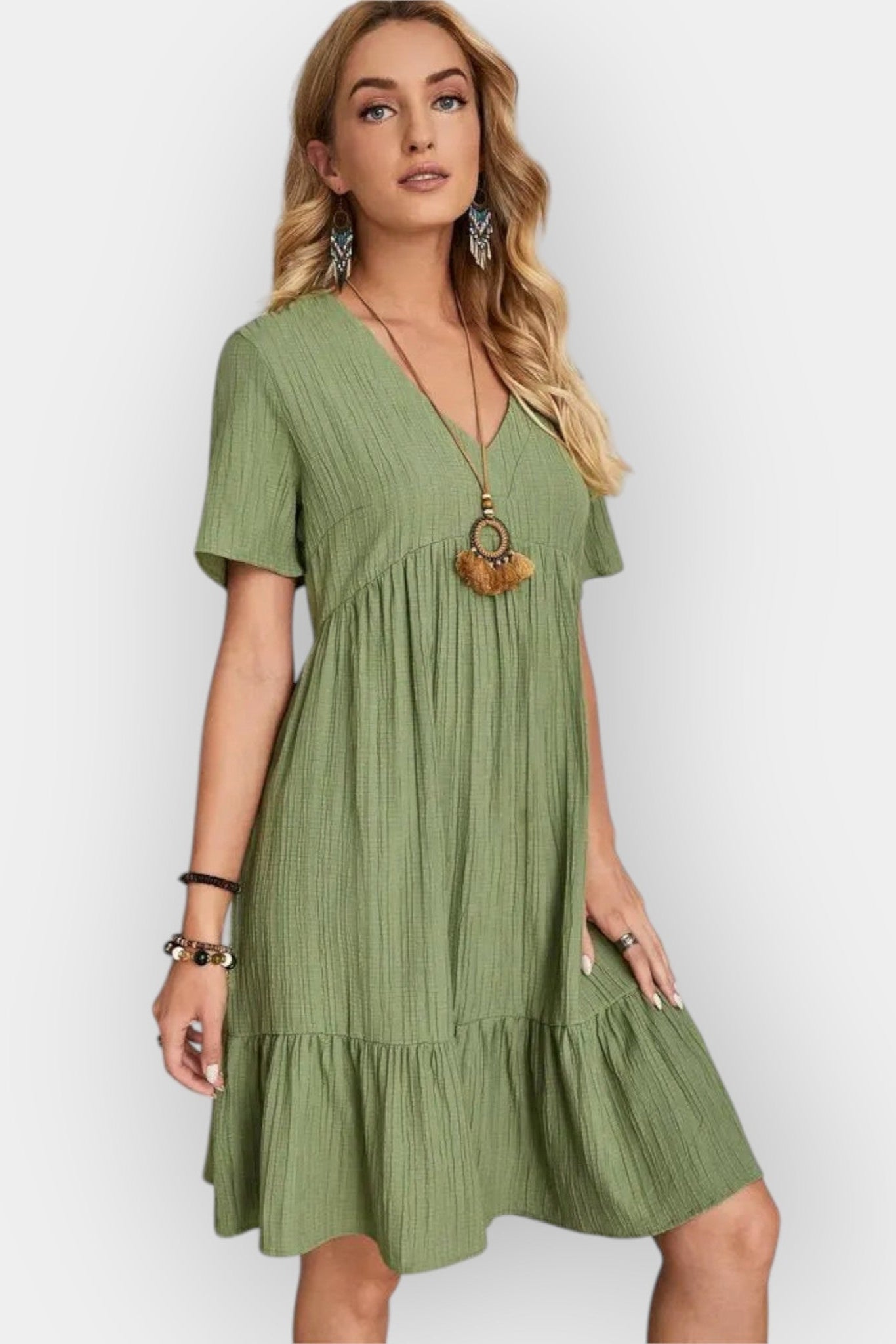 Rikke | V-hals kjole