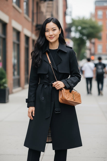 Saara™ | Elegant frakke med taljebælte