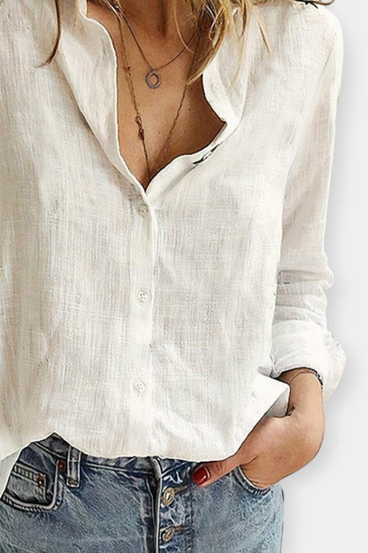 Thea | Linned skjorte