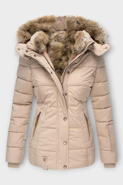 Thilde™ | Frakke med blødt pelsfor