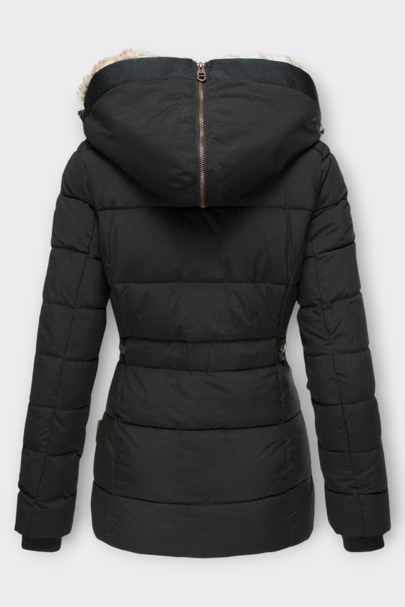 Thilde™ | Frakke med blødt pelsfor